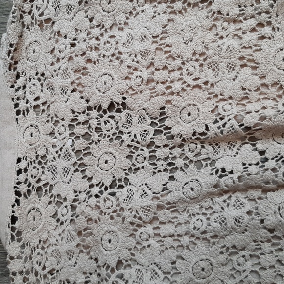 Ladies lace accent boho free people long sleeved synch waistband jumpsui… - Picture 15 of 17